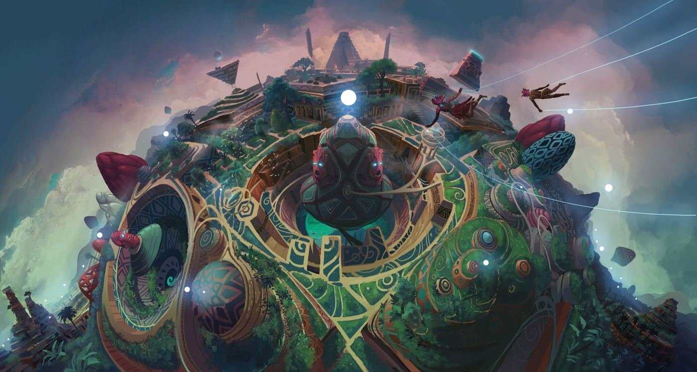 Ilustración de un mundo de Códice Futuro