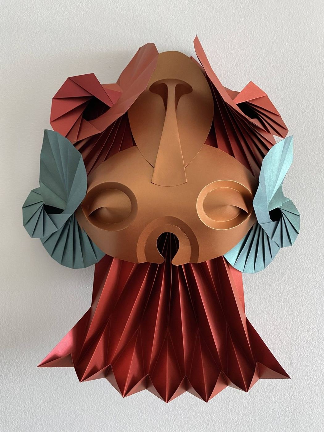Máscara de papel de Códice Futuro